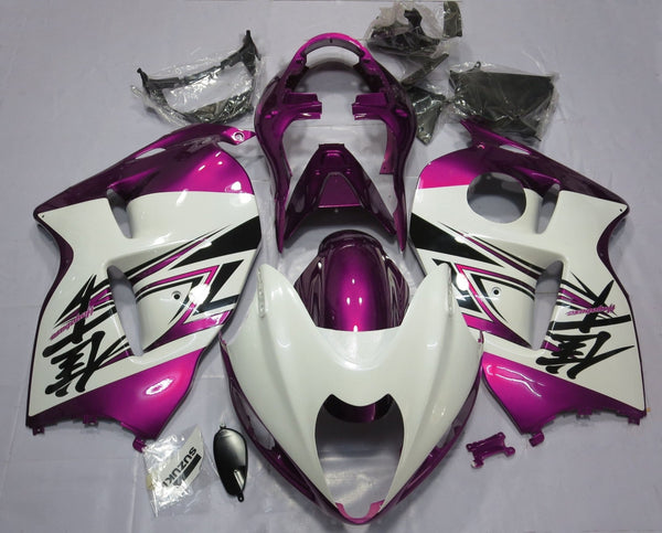 Suzuki GSXR1300 Hayabusa (1999-2007) White, Pink & Black