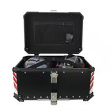 100L Aluminum Motorcycle Top Box Storage at KingsMotorcycleFairings.com  