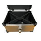 Silver 100L Aluminum Motorcycle Top Box Storage at KingsMotorcycleFairings.com