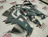 Fairing Kit for a Kawasaki ZX10R (2008-2010) Nardo Gray, Green at KingsMotorcycleFairings.com