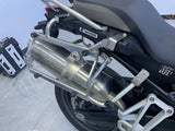 Black 38L Aluminum Motorcycle Storage Side Boxes at KingsMotorcycleFairings.com