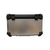 Silver Neon 65L Aluminum Motorcycle Top Box Storage at KingsMotorcycleFairings.com