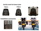 45L Aluminum Motorcycle Top Box Storage at KingsMotorcycleFairings.com 