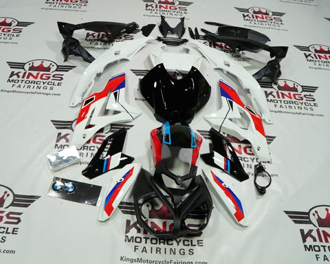 BMW S1000R (2016-2020) White, Red, Black & Blue Fairings at KingsMotorcycleFairings.com