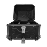 Black 35L Aluminum Motocycle Top Box Storage at KingsMotorcycleFairings.com