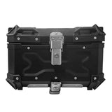 Black 35L Aluminum Motocycle Top Box Storage at KingsMotorcycleFairings.com