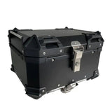 Black 35L Aluminum Motocycle Top Box Storage at KingsMotorcycleFairings.com