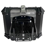 Black 35L Aluminum Motocycle Top Box Storage at KingsMotorcycleFairings.com