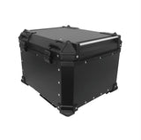 Black 55L Aluminum Motocycle Top Box Storage at KingsMotorcycleFairings.com