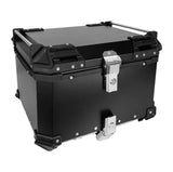 Black 55L Aluminum Motocycle Top Box Storage at KingsMotorcycleFairings.com