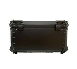 Black 65L Aluminum Motorcycle Top Box Storage at KingsMotorcycleFairings.com