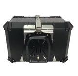 Black 85L Aluminum Motorcycle Top Box Storage at KingsMotorcycleFairings.com