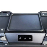 Black BBQ 38L Aluminum Motorcycle Storage Side Boxes at KingsMotorcycleFairings.com