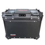 Black BBQ 38L Aluminum Motorcycle Storage Side Boxes at KingsMotorcycleFairings.com