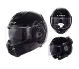 Black LS2 Motorcycle Helmet at KingsMotorcycleFairings.com