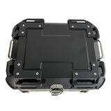 Black Neon 35L Aluminum Motorcycle Top Box Storage at KingsMotorcycleFairings.com