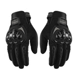 Green, Black RT Motorcycle Gloves