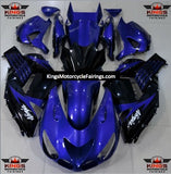 Fairing kit for a Kawasaki Ninja ZX14R (2006-2011) Purple Blue & Black at KingsMotorcycleFairings.com