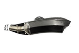 Carbon Fiber K153 Motorcycle Exhaust (400-1200cc) from KingsMotorcycleFairings.com