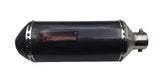 Carbon Fiber Motorcycle Exhaust Muffler (150-400cc) at KingsMotorcycleFairings.com