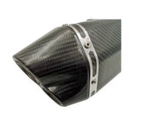 Carbon Fiber Motorcycle Exhaust (420x250mm) Universal at KingsMotorcycleFairings.com 