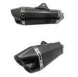 Carbon Fiber Motorcycle Exhaust (420x250mm) Universal at KingsMotorcycleFairings.com 