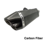 Carbon Fiber Motorcycle Exhaust (420x250mm) Universal at KingsMotorcycleFairings.com 