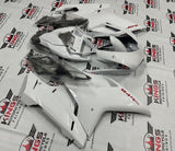 Ducati 848 Fairings (2007-2014) White, Red at KingsMotorcycleFairings.com