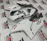 Ducati 848 Fairings (2007-2014) White, Red at KingsMotorcycleFairings.com