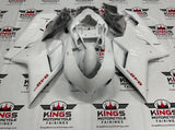 Ducati 848 Fairings (2007-2014) White, Red at KingsMotorcycleFairings.com