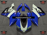 Ducati 1299 Panigale Fairings (2015-2016) Blue, White, Black at KingsMotorcycleFairings.com 