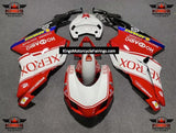 Ducati 999 (2005-2006) White, Red Xerox Race Fairings