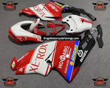 Ducati 999 (2005-2006) White, Red Xerox Race Fairings