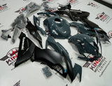 FAIRING KIT FOR A KAWASAKI NINJA ZX6R 636 (2019-2023) DARK NARDO GRAY & MATTE BLACK at KingsMotorcycleFairings.com