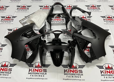 Fairing Kit for Kawasaki ZZR600 (2005-2008) Black, Matte Black at KingsMotorcycleFairings.com