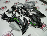 Kawasaki Ninja 650 Fairing Kit (2017-2019) Matte Black, Matte Green at KingsMotorcycleFairings.com