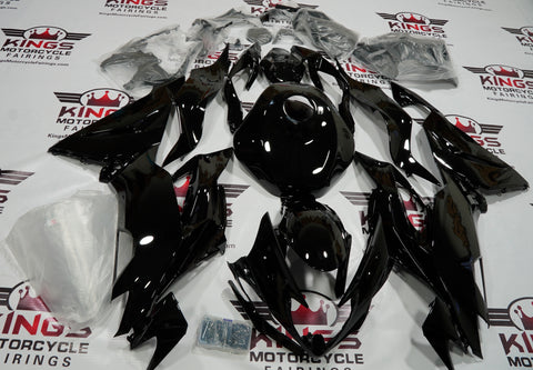 Fairing kit for a Kawasaki Ninja ZX6R 636 (2019-2023) Black at KingsMotorcycleFairings.com