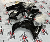 Fairing kit for a Kawasaki Ninja 300 (2013-2017) Black Swanga at KingsMotorcycleFairings.com