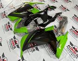 Fairing kit for a Kawasaki Ninja 300 (2013-2017) Green, Black at KingsMotorcycleFairings.com