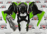 Fairing kit for a Kawasaki Ninja 300 (2013-2017) Green, Black at KingsMotorcycleFairings.com