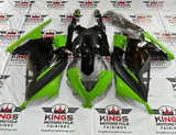 Fairing kit for a Kawasaki Ninja 300 (2013-2017) Green, Black at KingsMotorcycleFairings.com