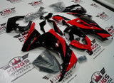 Fairing kit for a Kawasaki Ninja 300 (2013-2017) Red, Black & Matte Black at KingsMotorcycleFairings.com