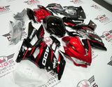 Fairing kit for a Kawasaki Ninja 400 (2018-2023) Black, Candy Red, White at KingsMotorcycleFairings.com