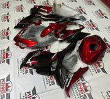 Fairing kit for a Kawasaki Ninja 400 (2018-2023) Black, Candy Red at KingsMotorcycleFairings.com