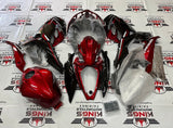 Fairing kit for a Kawasaki Ninja 400 (2018-2023) Black, Candy Red at KingsMotorcycleFairings.com