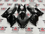 Fairing kit for a Kawasaki Ninja 400 (2018-2023) Black, Silver at KingsMotorcycleFairings.com