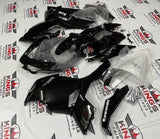 Fairing kit for a Kawasaki Ninja 400 (2018-2023) Black, White at KingsMotorcycleFairings.com