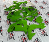 Fairing kit for a Kawasaki Ninja ZX10R (2006-2007) Green at KingsMotorcycleFairings.com.