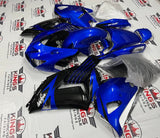 Fairing kit for a Kawasaki Ninja ZX14R (2006-2011) Blue & Black at KingsMotorcycleFairings.com