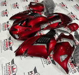 Fairing kit for a Kawasaki Ninja ZX14R (2006-2011) Candy Red & Matte Black at KingsMotorcycleFairings.com